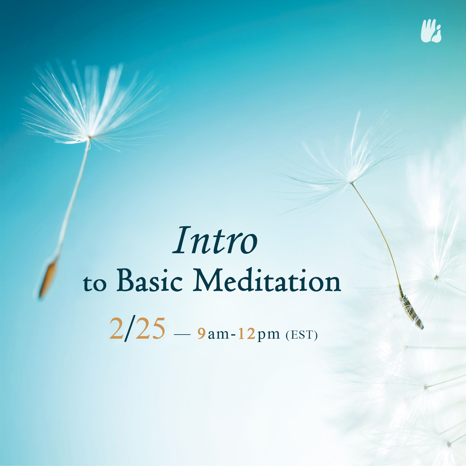 Intro to Basic Meditation (In Person)