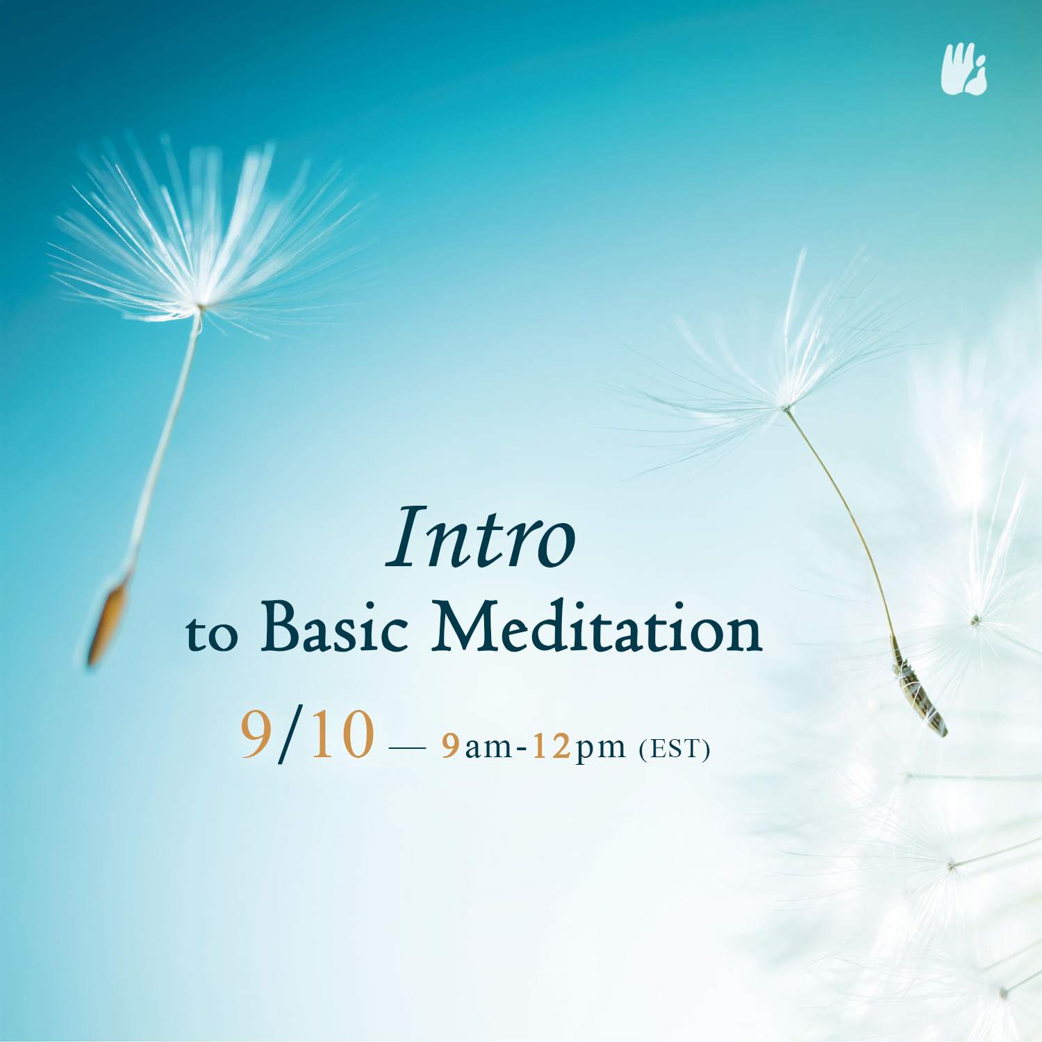 Intro to Basic Meditation (In Person)
