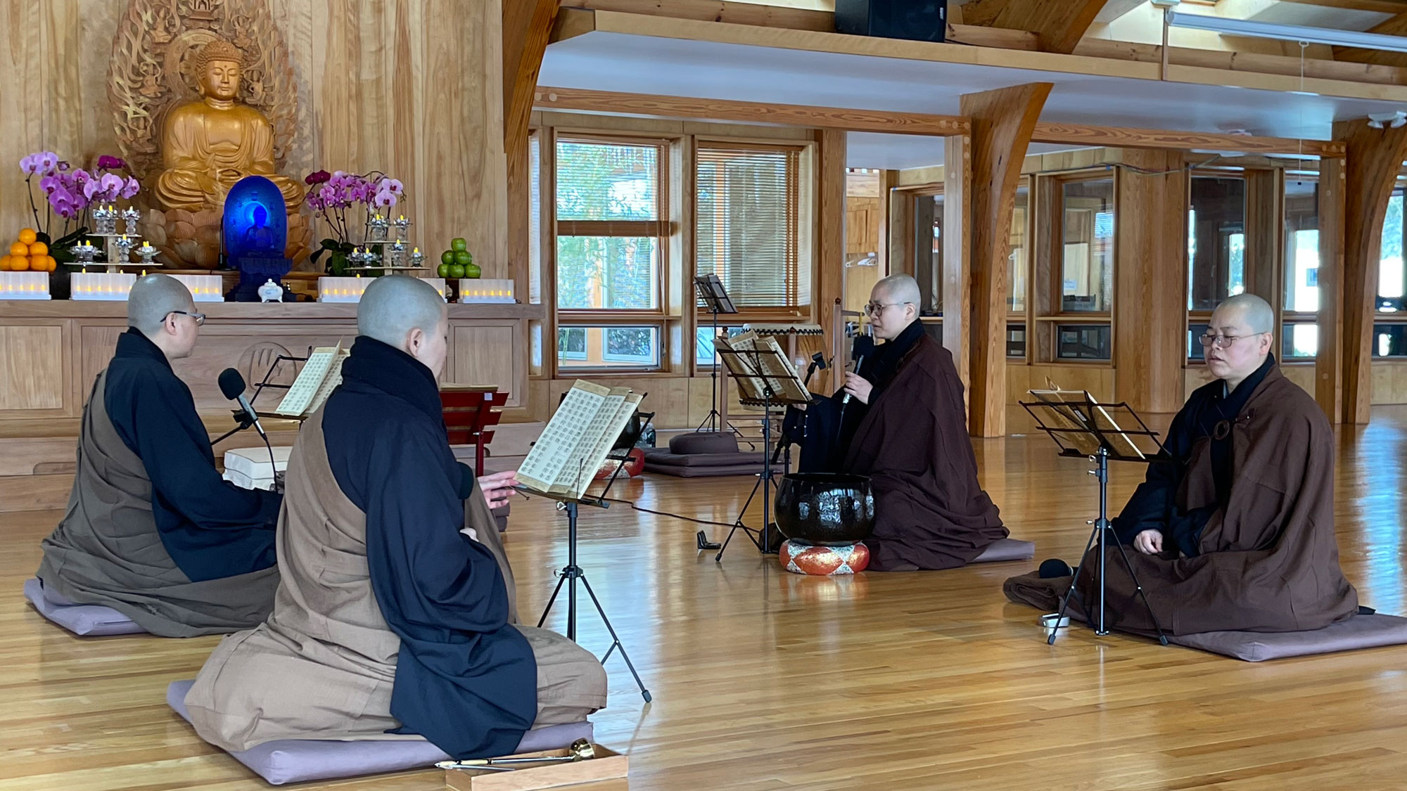 2021東初禪寺暨象岡道場共同啟動新春全球祈福系列線上共修