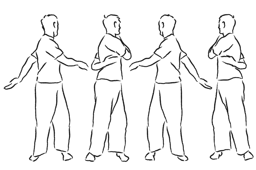 8-Form Moving Meditation - FIRST FORM: WAIST ROTATION WITH SWING ARMS