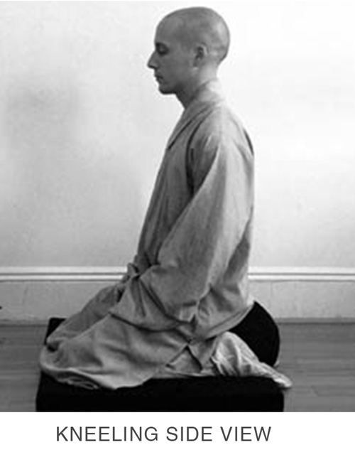Sitting Meditation - Kneeling Side View